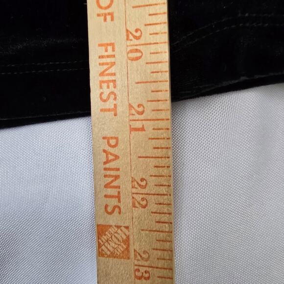 Vtg Black Velvet Top Whimiscal Dark Fairy Gothic Holiday Shimmer Whimisygoth MP - Picture 10 of 13